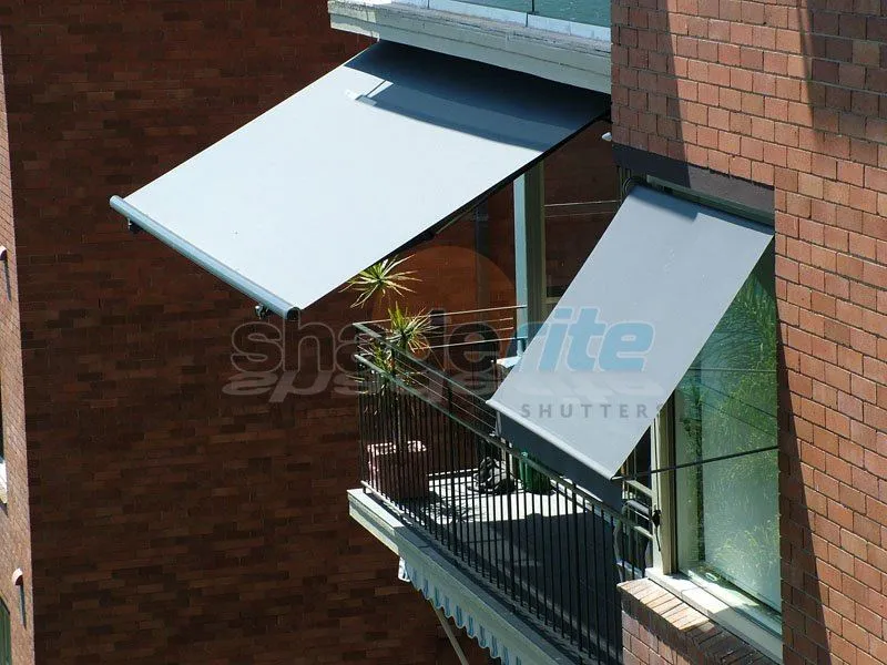 Drop arm awning installation, Sydney