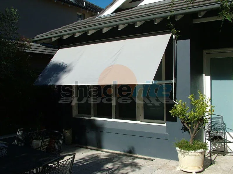 Drop arm awning installation, Sydney