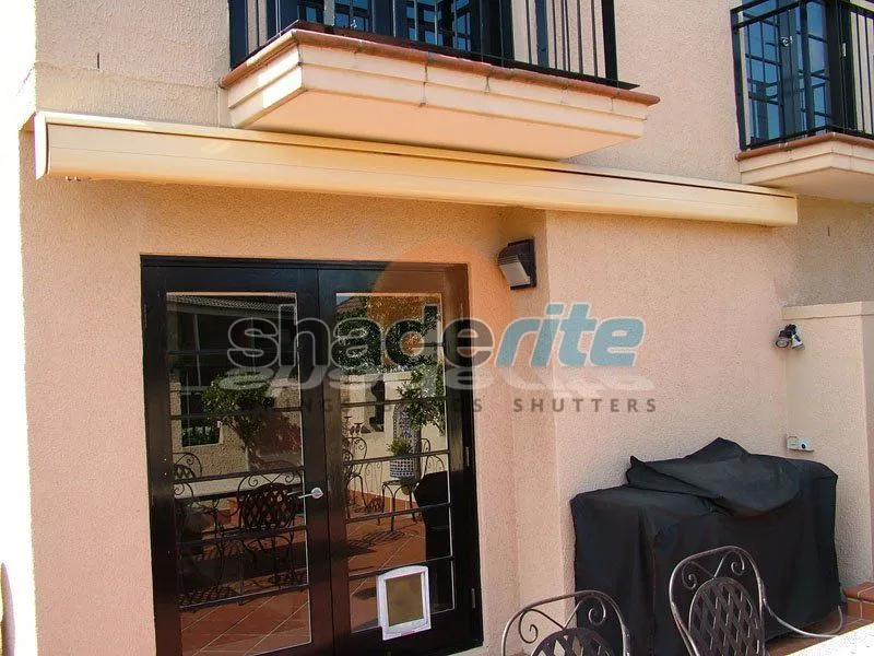 Folding arm retractable awning installation, Sydney