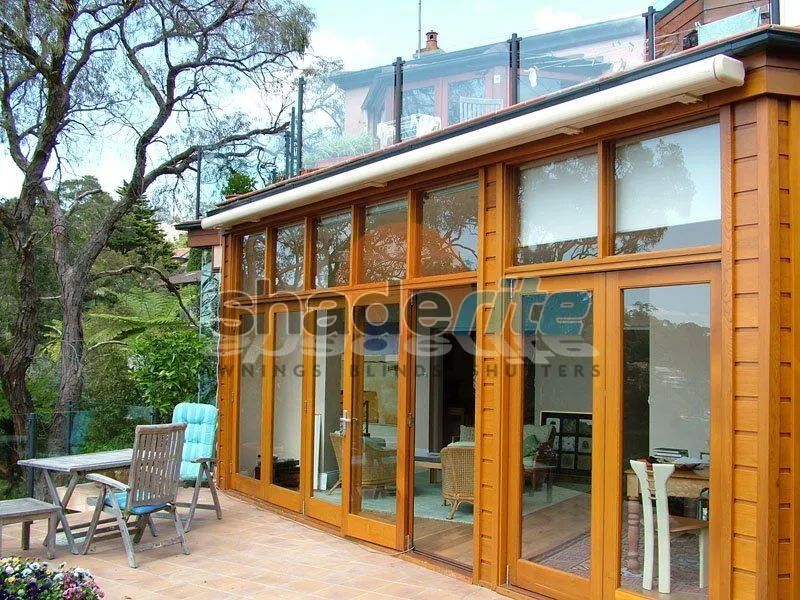 Folding arm retractable awning installation, Sydney