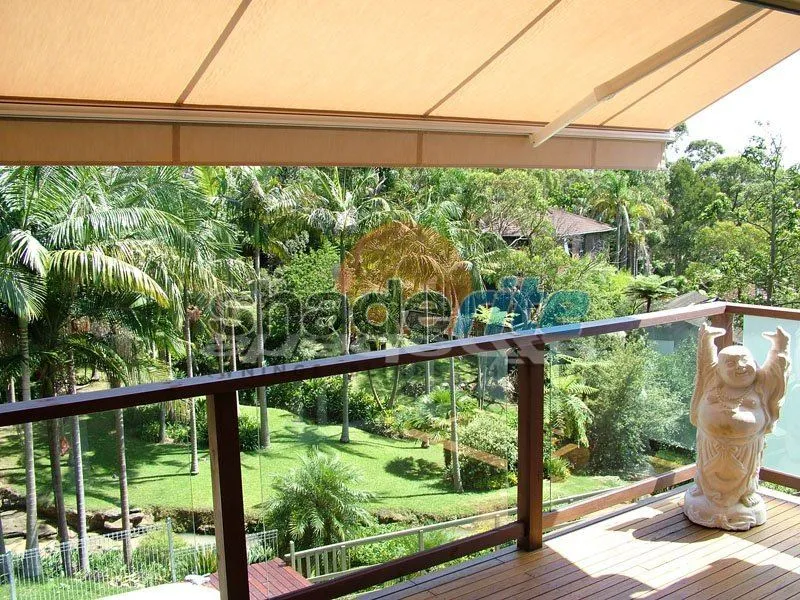 Folding arm retractable awning installation, Sydney