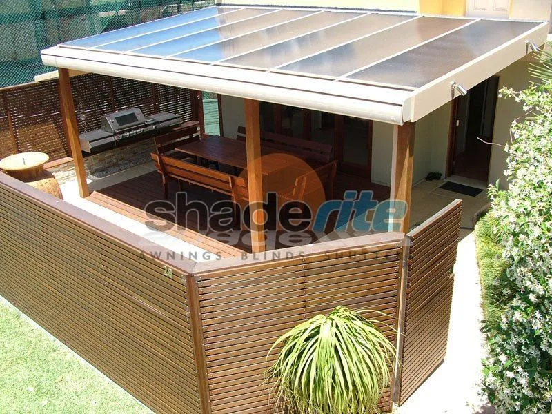 Folding arm retractable awning installation, Sydney