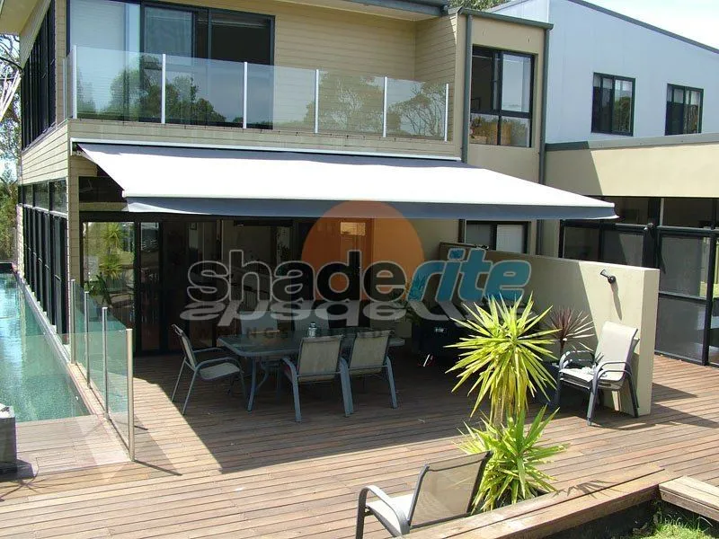 Folding arm retractable awning installation, Sydney