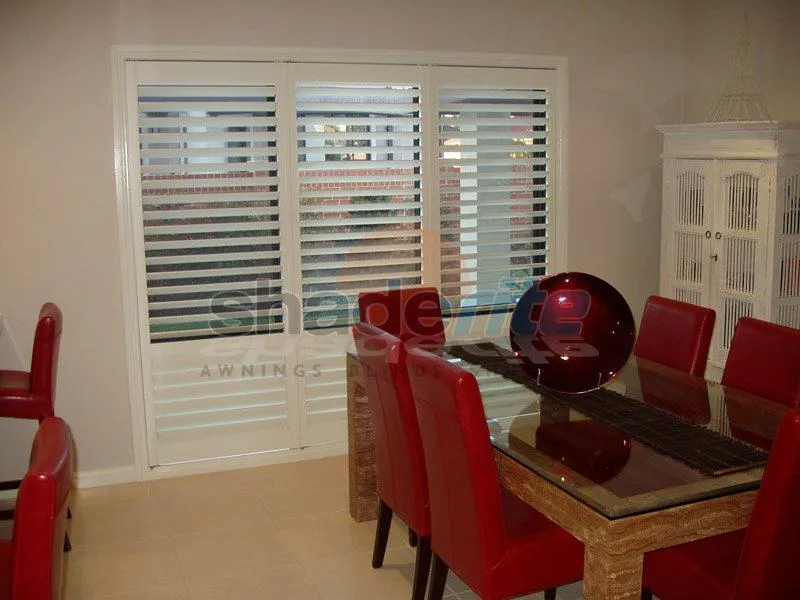Timber plantation shutter installation, Sydney